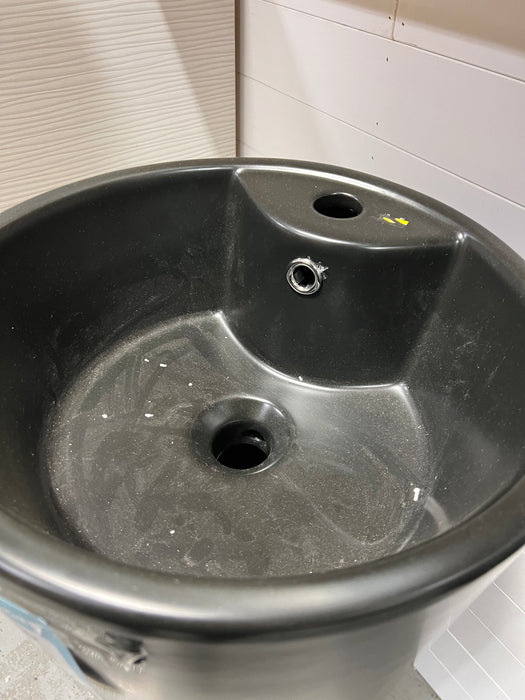 Matte Black Pedestal Sink