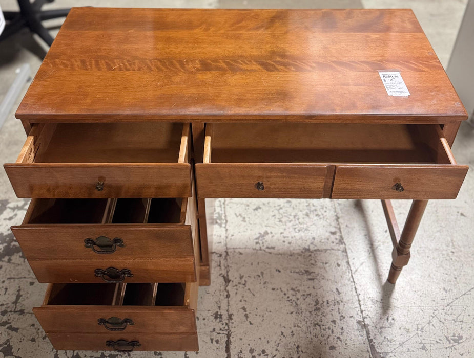 4-Drawer Wooden Desk