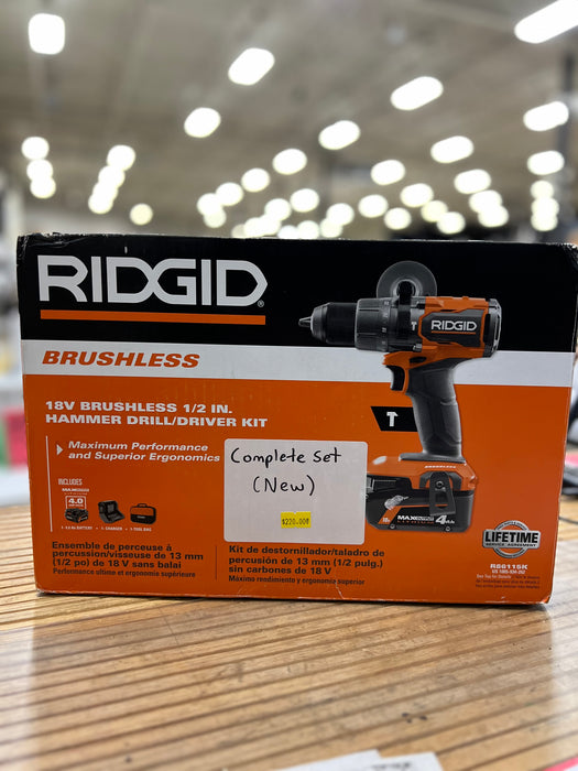 Ridgid Drill/Driver Set