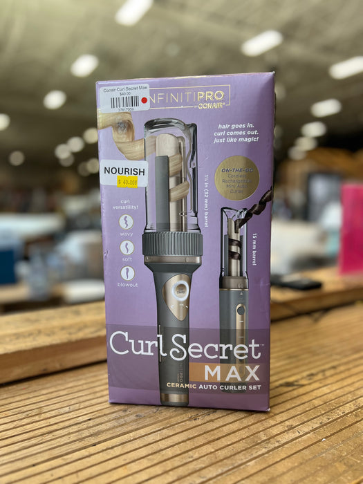 Conair Infinitipro Curl Secret Max Ceramic Auto Curler Set