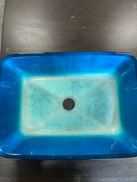 VIGO Turquoise Vessel Sink