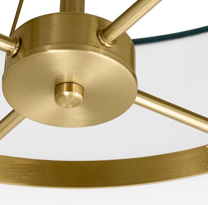 Brushed Gold Chandelier