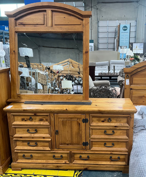 Rustic Dresser w/ Mirror