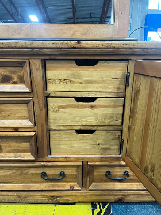 Rustic Dresser w/ Mirror