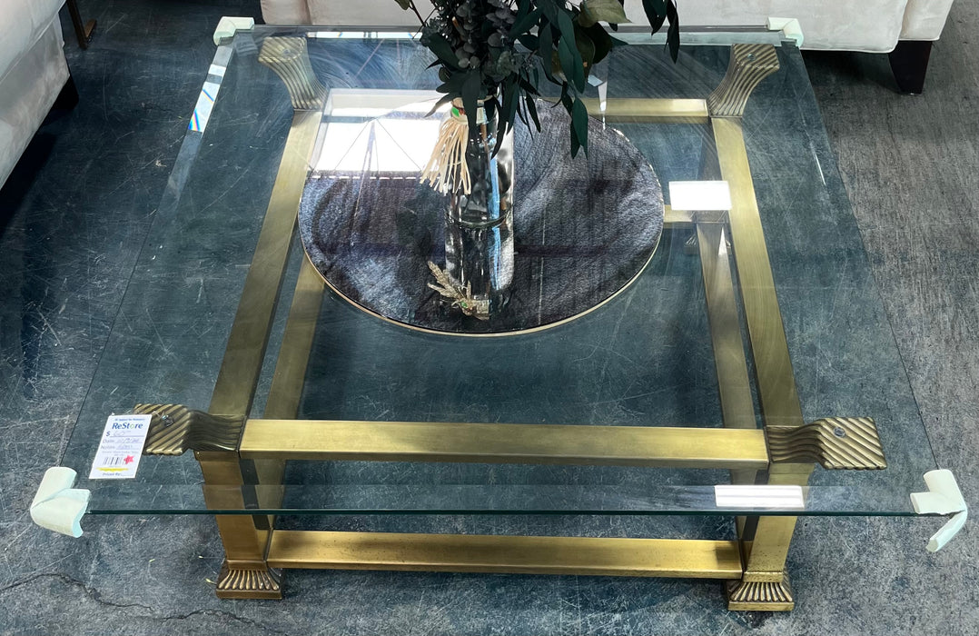 Square Glass Coffee Table