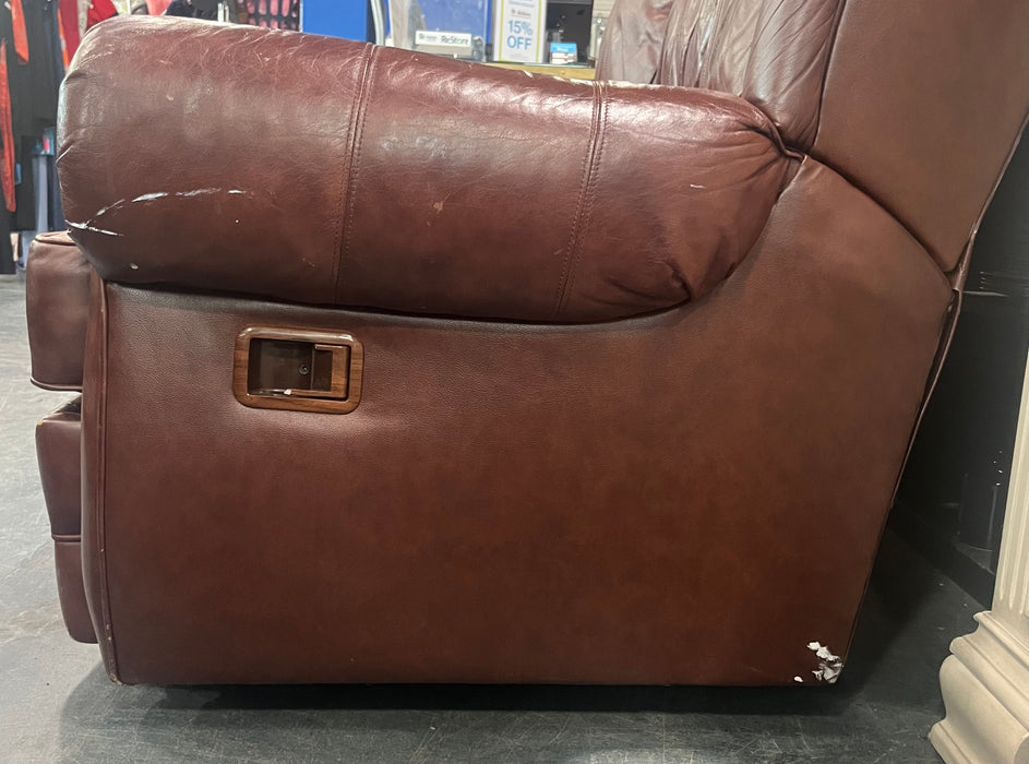 Leather Reclining Sofa