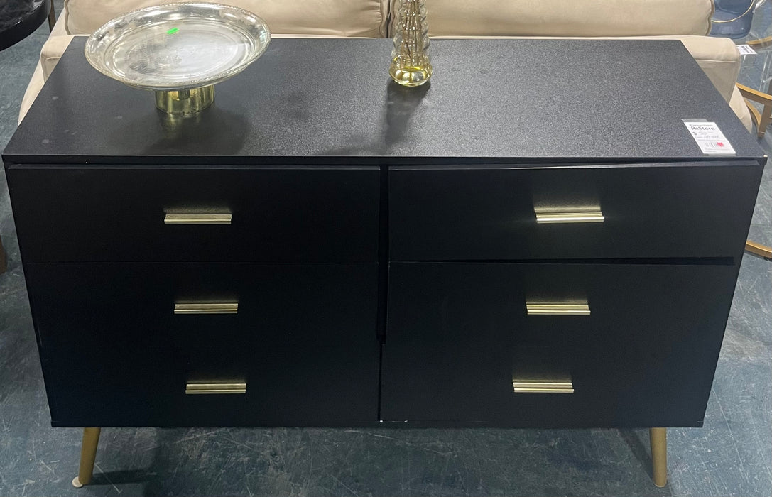 Black and Gold Dresser