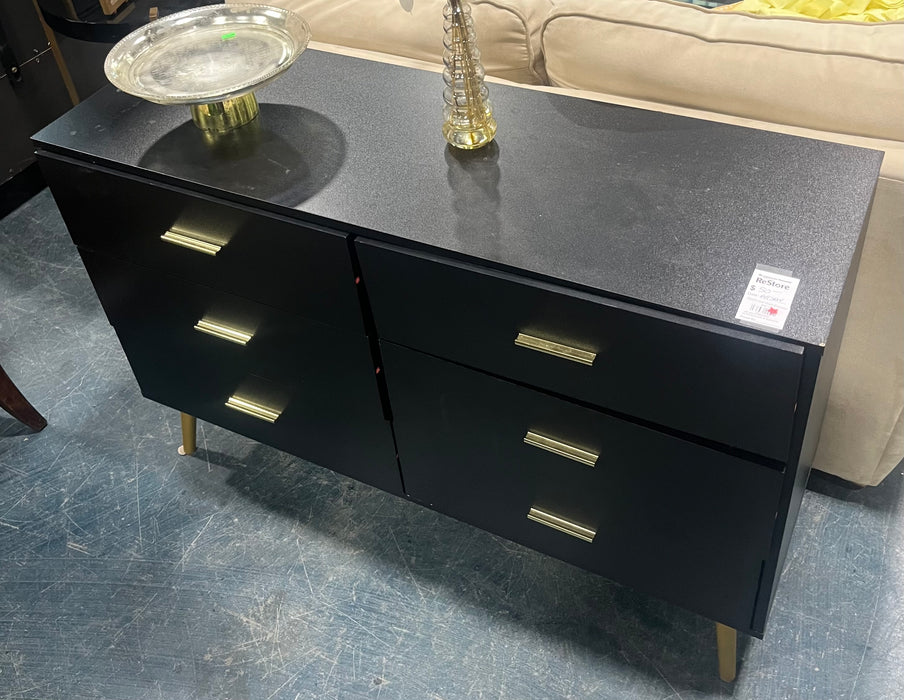 Black and Gold Dresser