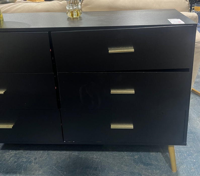 Black and Gold Dresser