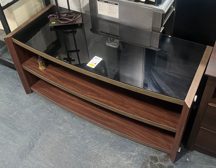 Glass Top TV Stand