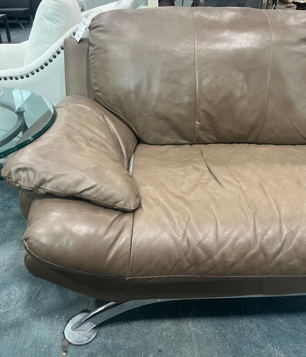 Metal Leg Taupe  Sofa