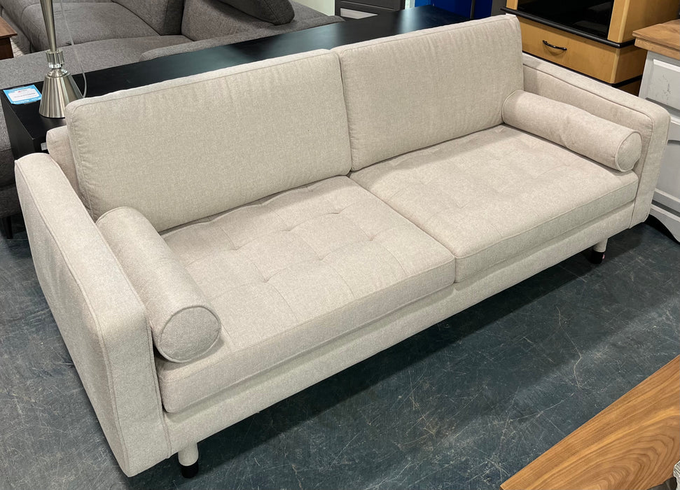 White Fabric Sofa