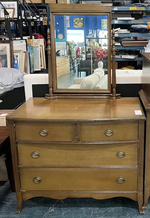 Olive Dresser w/ Mirror