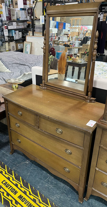 Olive Dresser w/ Mirror