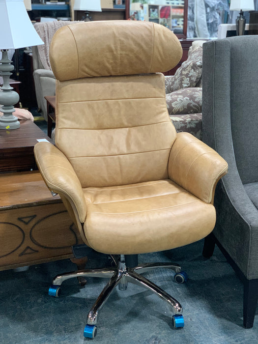 Brown Leather Office Chair