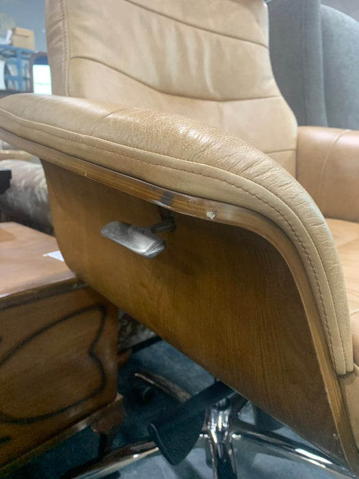 Brown Leather Office Chair