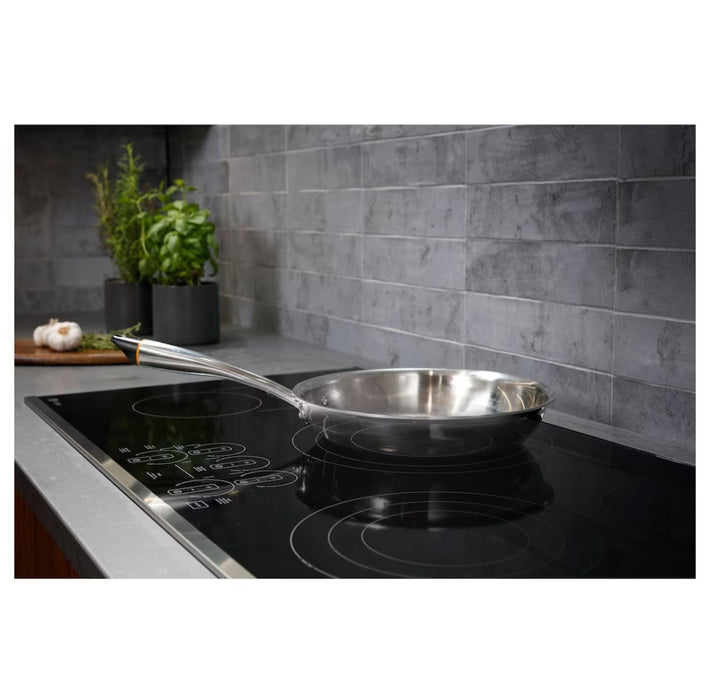 Profile 30 Inch Built-in Touch Control Electric Cooktop in Black