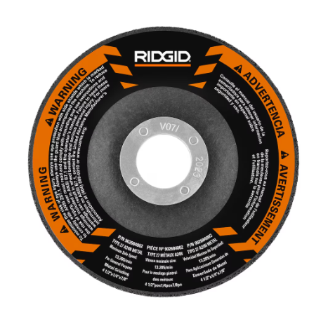 Ridgid 18V 4-1/2" Angle Grinder