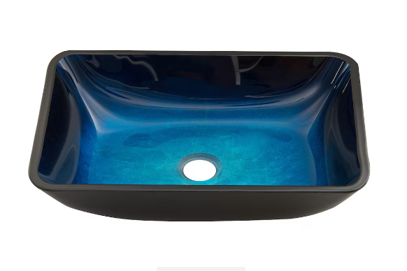 VIGO Turquoise Vessel Sink