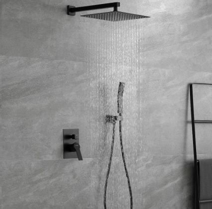 Matte Black Shower System