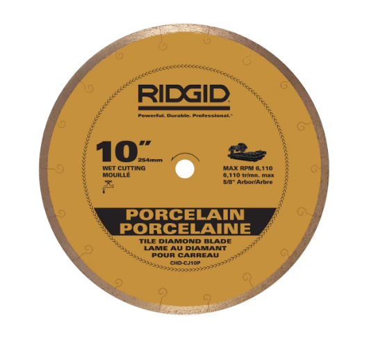 Ridgid 10" Porcelain Diamond Blade