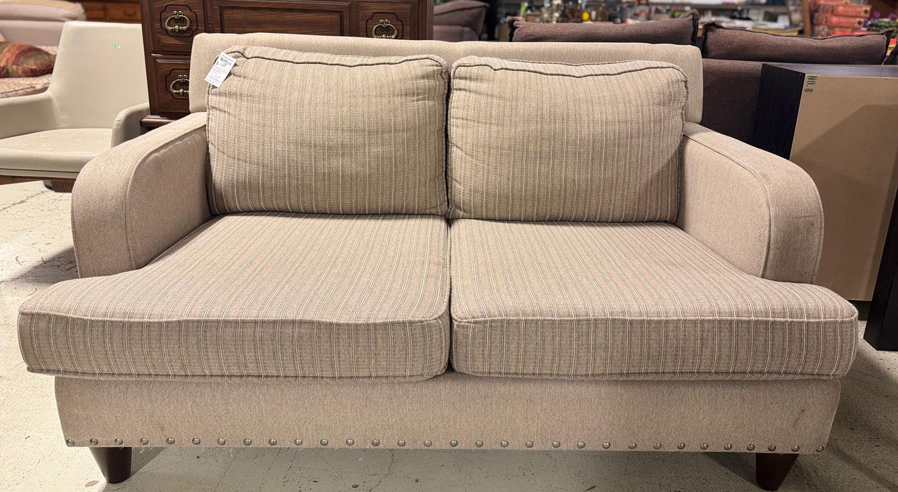 Beige Loveseat