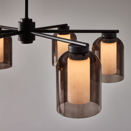 Smoky Shade Chandelier