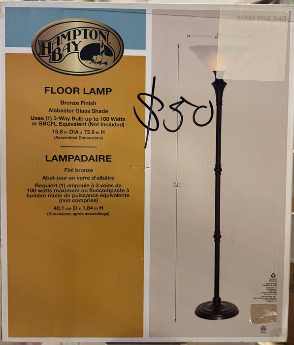 Bronze Finish Floor Lamp