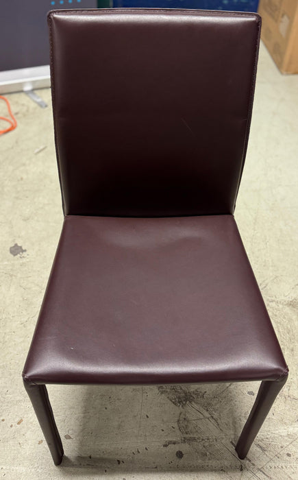 Brown Leather Dinning Chair