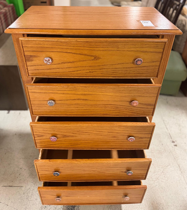 5-Drawer Wooden Dresser