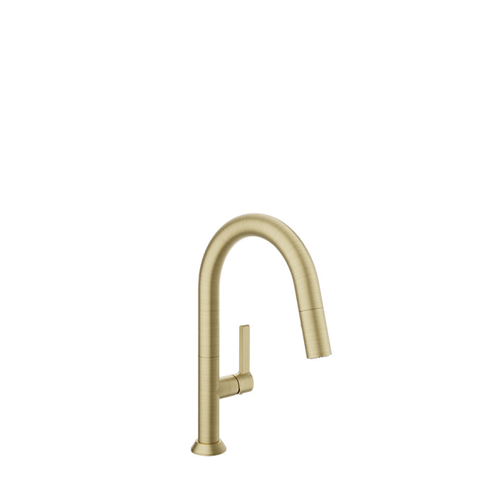 Satin Brass Prep Kitchen Faucet