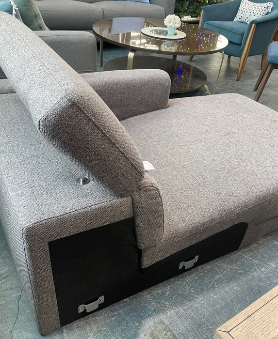 Grey Lounger Chaise