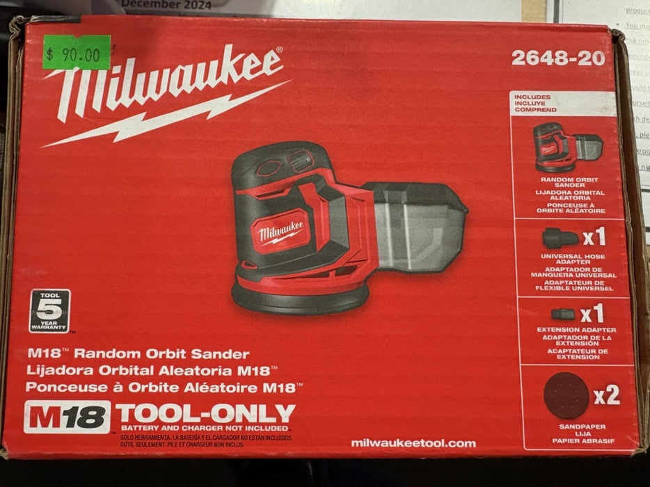 Milwaukee Orbit Sander (Tool Only)