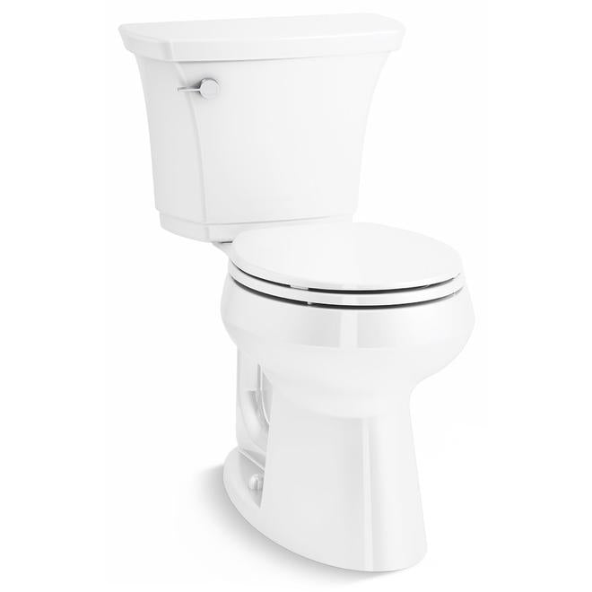 2-Piece White Toilet